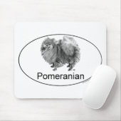 Eruo Spitz Dog Mousepad (Mit Mouse)