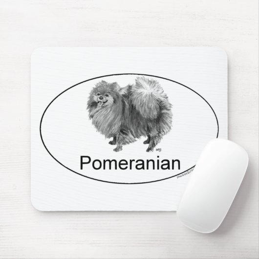Eruo Spitz Dog Mousepad (Mit Mouse)