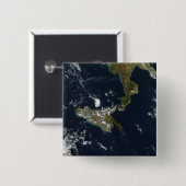 Eruption des Ätna in Sizilien Button (Vorne & Hinten)