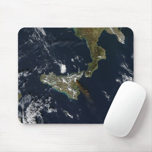 Eruption des Ätna in Sizilien Mousepad (Mit Mouse)