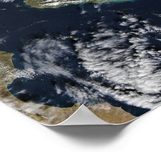 Eruption des Ätna in Sizilien Poster (Ecke)