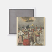 Eruption des Ätna Magnet (Vorderseite/Rückseite)