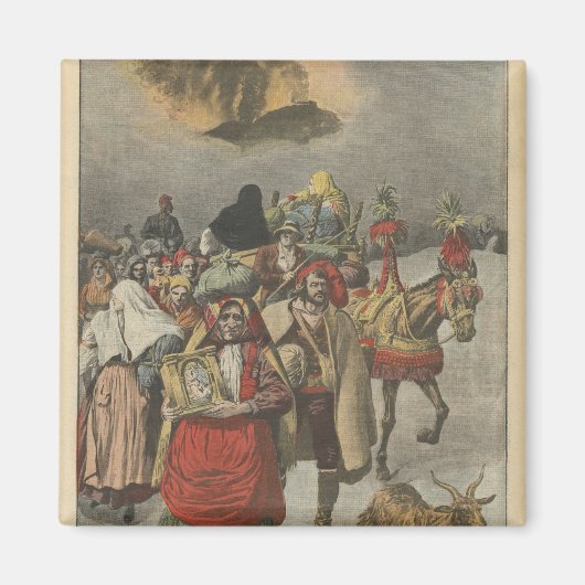 Eruption des Ätna Magnet (Vorne)