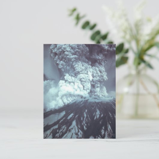 Eruption des Berges St. Helens Stratovulkan 1980 Postkarte (Stehend Vorderseite)