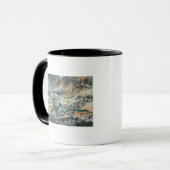 Eruption eines Vulkans auf Martinique Tasse (Vorderseite Links)