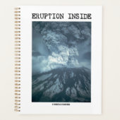 Eruption Inside m St. Helens Geologie Psyche Planer (Vorderseite)