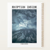 Eruption Inside m St. Helens Geologie Psyche Planer (Rückseite)