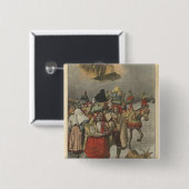 Eruption vom Ätna Button (Vorne & Hinten)