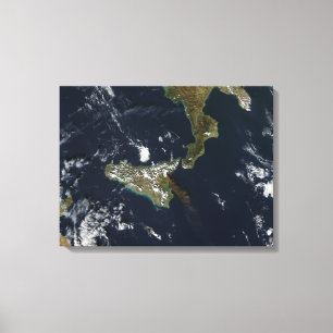 Eruption von Mt Ätna in Sizilien Leinwanddruck