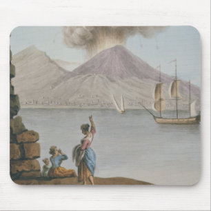 Eruption von Vesuv, am Montag, den 9. August 1779, Mousepad
