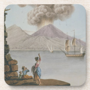 Eruption von Vesuv, am Montag, den 9. August 1779, Untersetzer