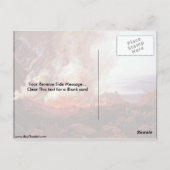 Eruption von Vesuv durch Dahl Johan Claussen Postkarte (Rückseite)