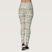 erwache aufrecht typografie leggings (Rückseite)