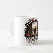 Erwache Beginne Wieder Dhammapada Kaffeetasse (Vorderseite Links)