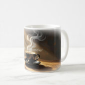 Erwache zum Wunder Coffee Glow Poster Kaffeetasse (VorderseiteRechts)