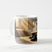 Erwache zum Wunder Coffee Glow Poster Kaffeetasse (Vorderseite Links)