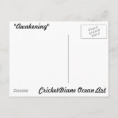 Erwachen - CricketDiane Ocean Waves Art Products Postkarte (Rückseite)