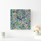 Erwachen der Wall-Uhr Quadratische Wanduhr (Zuhause)