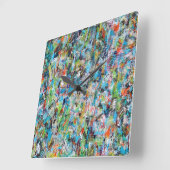 Erwachen der Wall-Uhr Quadratische Wanduhr (Winkel)