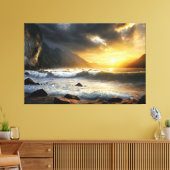 Erwachen des Horizonts Leinwanddruck (Insitu (Wohnzimmer))