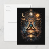 Erwachen des inneren Kosmos Postkarte (Vorne/Hinten)