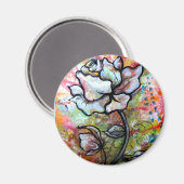 Erwachen, ein zeichn von Shadia Zayed Magnet (Vorderseite/Rückseite)