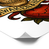 Erwachen & Heilen - Drittes Auge Schädelplakat ode Poster (Ecke)