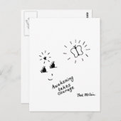 "Erwachen macht Mut" Postkarte (Vorne/Hinten)