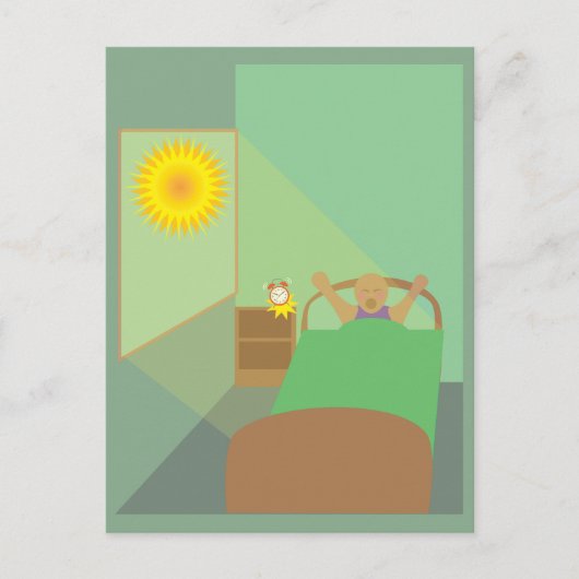 Erwachen Postkarte (Vorderseite)