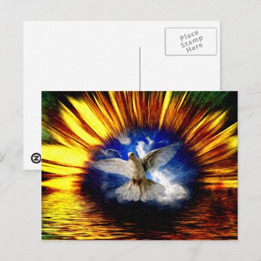 Erwachen Postkarte (Vorne/Hinten)