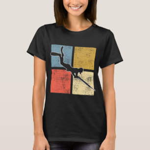 Erwachen Sie & es ist Fliegenzeit – Retro Fliegenf T-Shirt