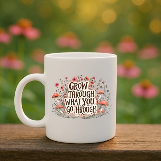 Erwachsen durch das, was Sie durch die Tasse gehen