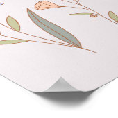 Erwachsen durch das, was Sie durchmachen | Florals Poster (Ecke)