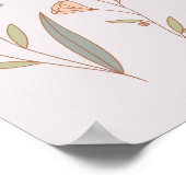 Erwachsen durch das, was Sie durchmachen | Florals Poster (Ecke)