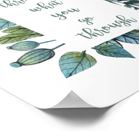 Erwachsen durch das, was Sie durchmachen Poster (Ecke)