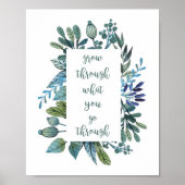 Erwachsen durch das, was Sie durchmachen Poster (Vorne)