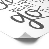 Erwachsen durch das, was Sie durchmachen, Zitat Po Poster (Ecke)