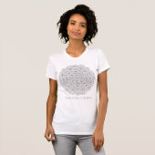 Erwachsen-Farbton-Mode der Mandala-010617 addieren T-Shirt (Vorne ganz)
