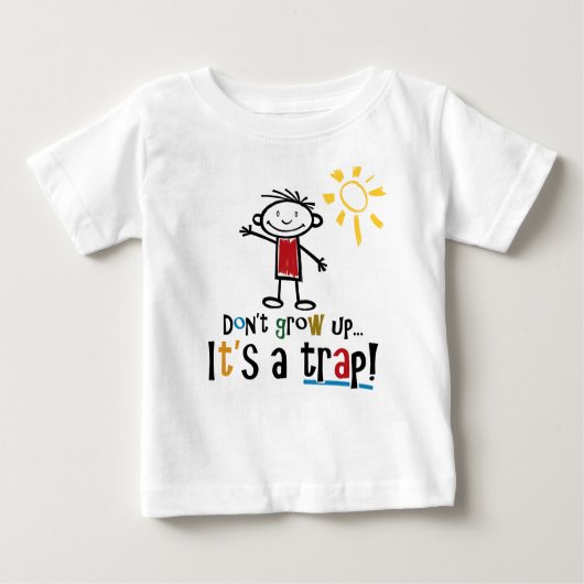Erwachsen nicht baby t-shirt (Vorderseite)