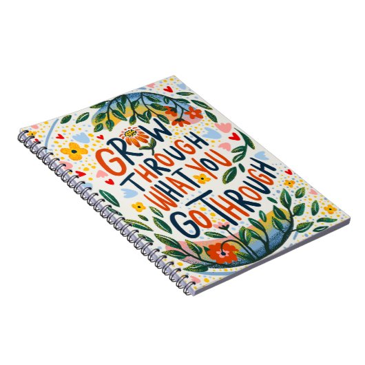 Erwachsen Sie durch das, was Sie durchmachen Notizblock (Rechte Seite)