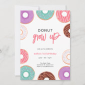 Erwachsen Sie Geburtstagseinladung Einladung (Vorderseite)