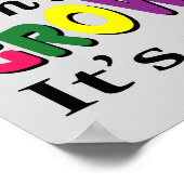 Erwachsen Sie nicht, dass es eine Falle ist Poster (Ecke)