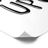 Erwachsen Sie nicht, es ist ein Plakatdruck in der Poster (Ecke)