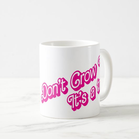 Erwachsen Sie nicht, es ist eine Falle Kaffeetasse (VorderseiteRechts)