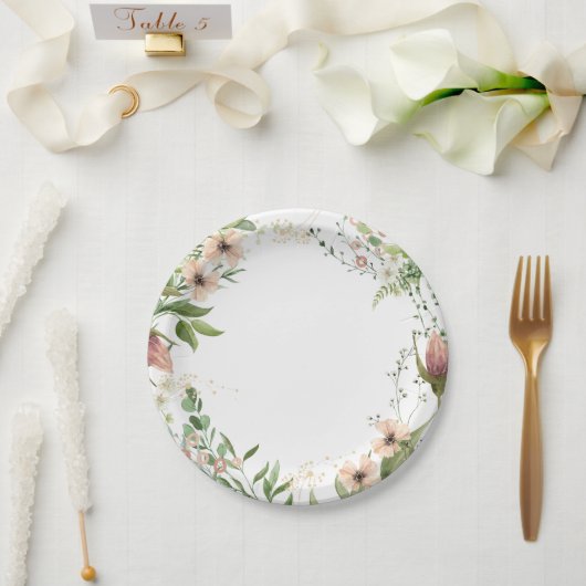 Erwachsen wie ein Unkrautgeburt, Pappteller (Hochzeit)