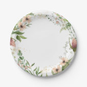 Erwachsen wie ein Unkrautgeburt, Pappteller (Vorderseite)