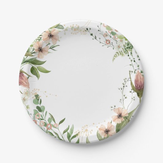 Erwachsen wie ein Unkrautgeburt, Pappteller (Vorderseite)