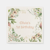 Erwachsen wie ein Unkrautgeburt, Serviette (Vorderseite)