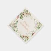 Erwachsen wie ein Unkrautgeburt, Serviette (Ecke)