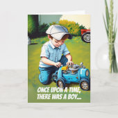 Erwachsen zu einem mechanischen Geburtstag Karte (Vorderseite)